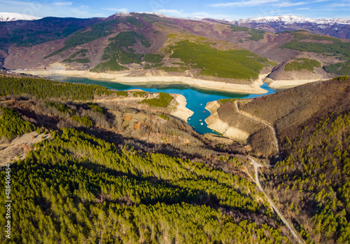 view of the river in mountains