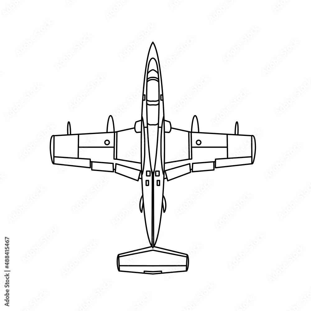 Graphic illustration of an airplane. Drawn by lines. Print on children's textiles, postcards, posters, wallpapers. Linear sketch of an airplane on a logo. Graphic illustration of an airplane. Drawn by lines. Print on children's textiles, postcards, posters, wallpapers. Linear sketch of an airplane on a logo.