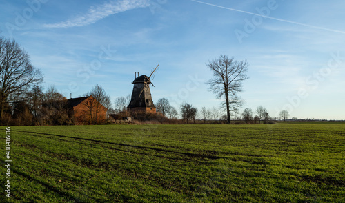 Old Dutch windmill in Palczewo  photo