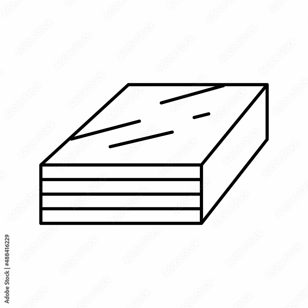 impreg timbers line icon vector illustration impreg timbers line icon vector illustration
