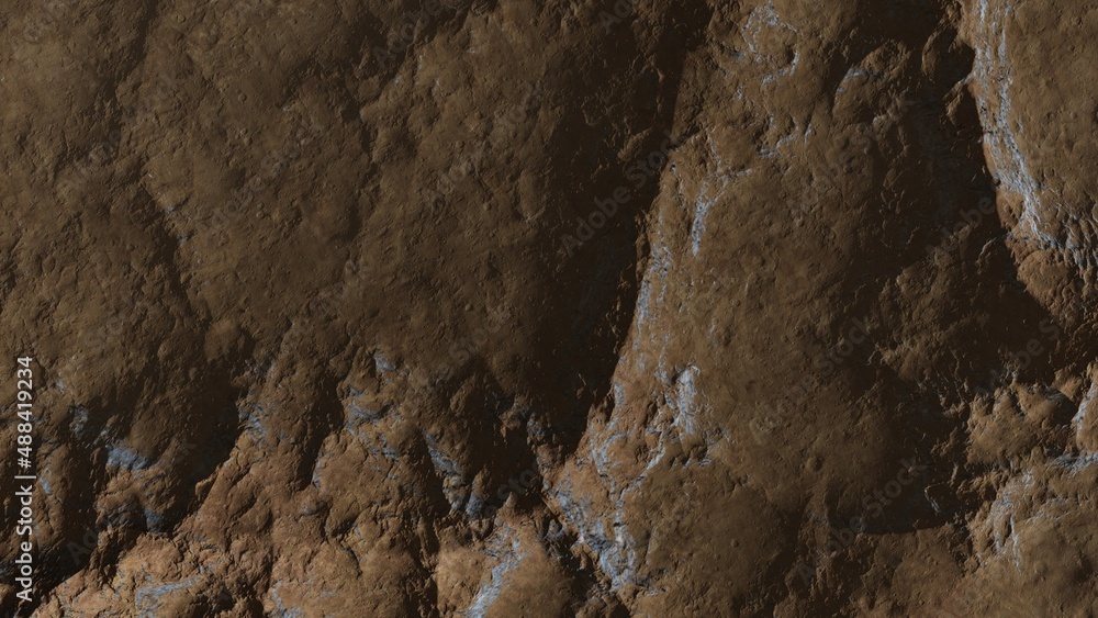 Fototapeta premium abstract aerial view, abstract cosmic texture, top view of alien planet, texture of the exo planet, abstract texture 3d render 