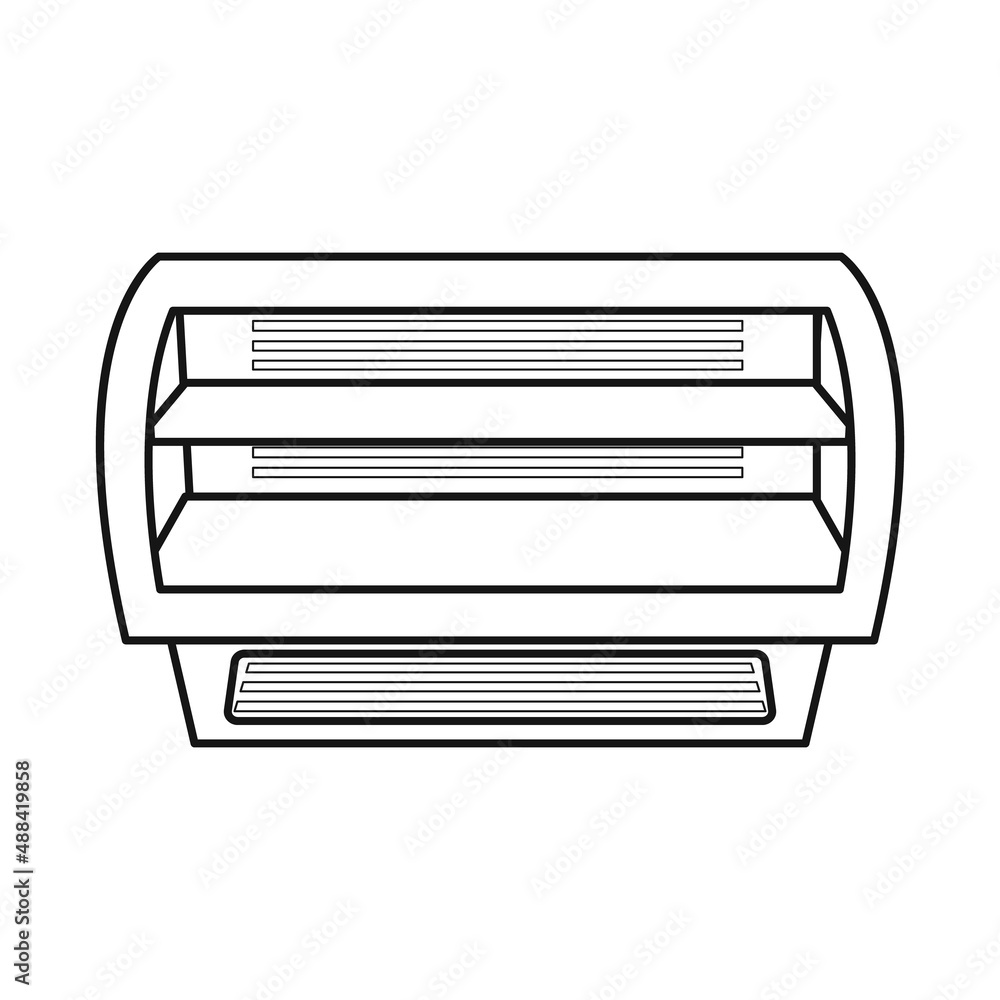 Vector design of and organic logo. Set of and production stock symbol for web.