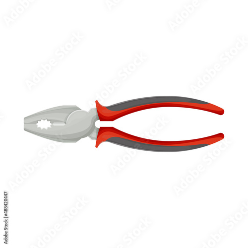 Vector design of pliers and clamp icon. Web element of plier and nippers stock symbol for web.