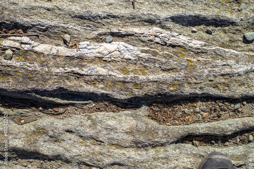 texture di roccia granitica di alta montagna