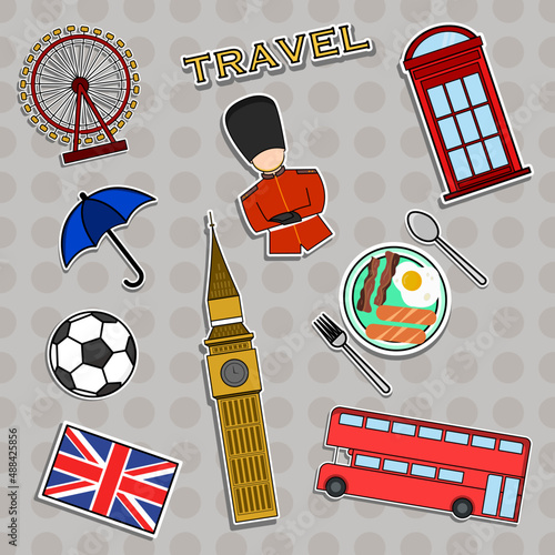 english country stickers