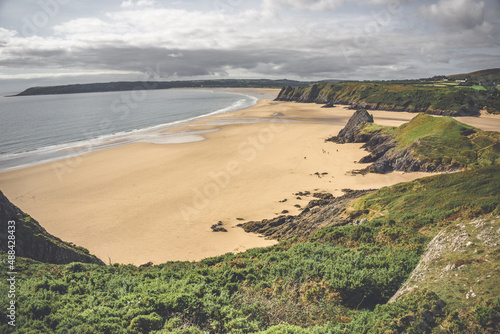 Three Cliffs Bay  Wales.