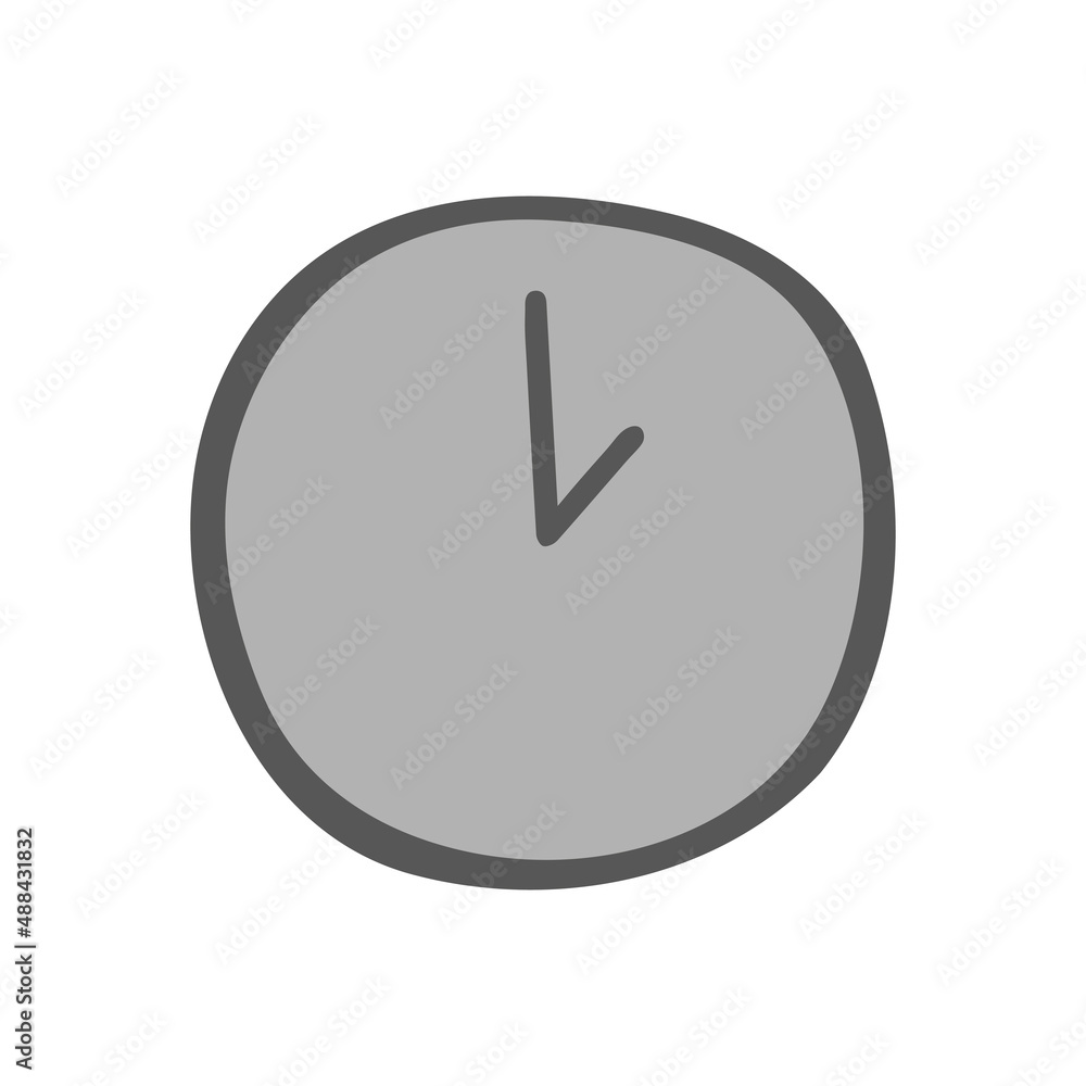 Set of time, clock, watch, timer vector simple outline icons. Cartoon illustration. Set of time, clock, watch, timer vector simple outline icons. Cartoon illustration.
