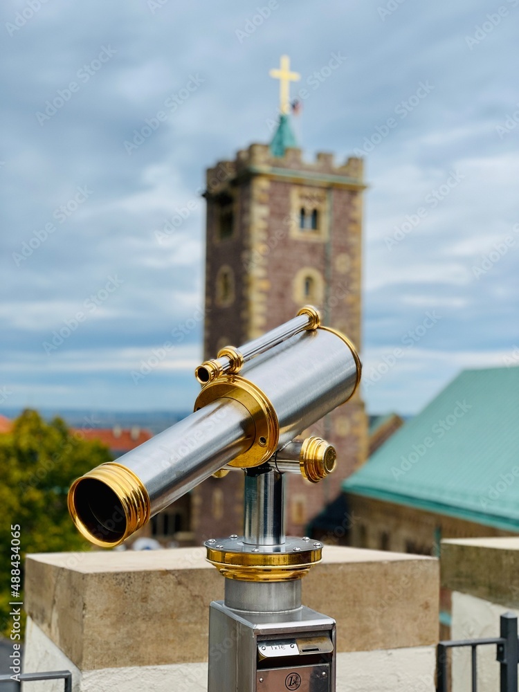 telescope on the eiffel tower