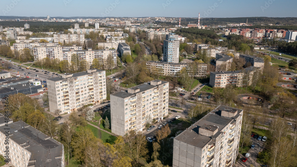 Soviet Social Housing Homes in Vilnius Lithuania