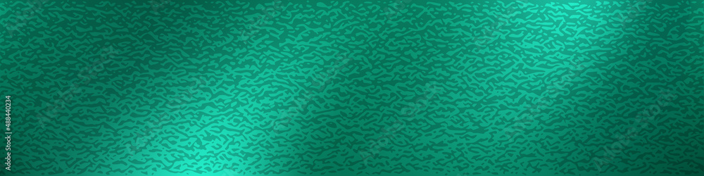 Teal foil background. Green colorful metallic foil texture. Turquoise shiny surface. Foil paper design for banner backdrop. Abstract vector illustration Teal foil background. Green colorful metallic foil texture. Turquoise shiny surface. Foil paper design for banner backdrop. Abstract vector illustration