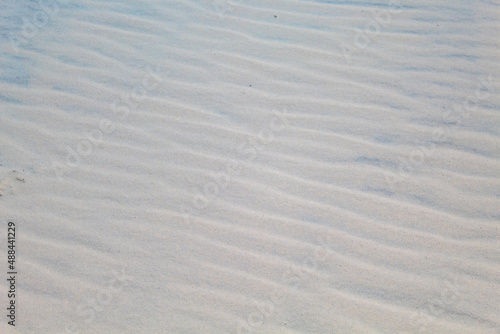 wind marks in the sand