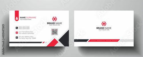 Clean and simple business card template