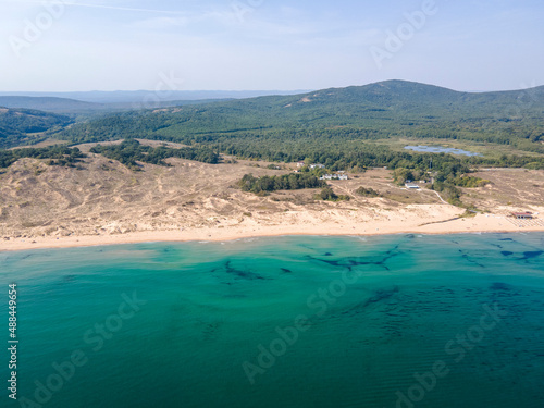 Amazing Aerial view of Arkutino beach, Bulgaria