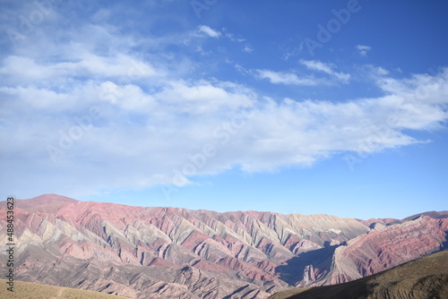 Landscape Mountain sky view North Argentina Beautiful travel 