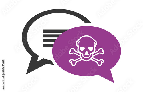 Logo danger de mort.