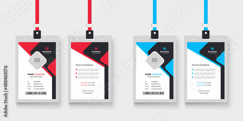 Professional corporate company id card template