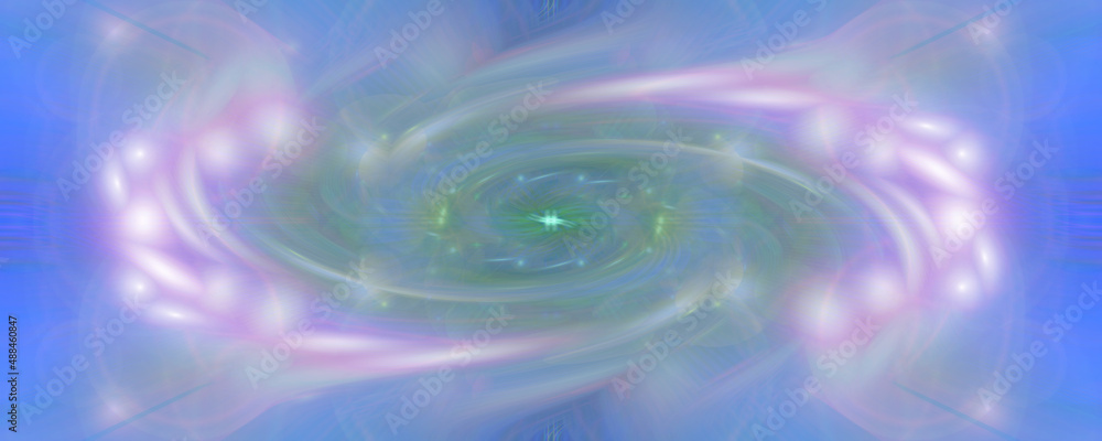 Fototapeta premium Abstract psychedelic spiral shape background image.