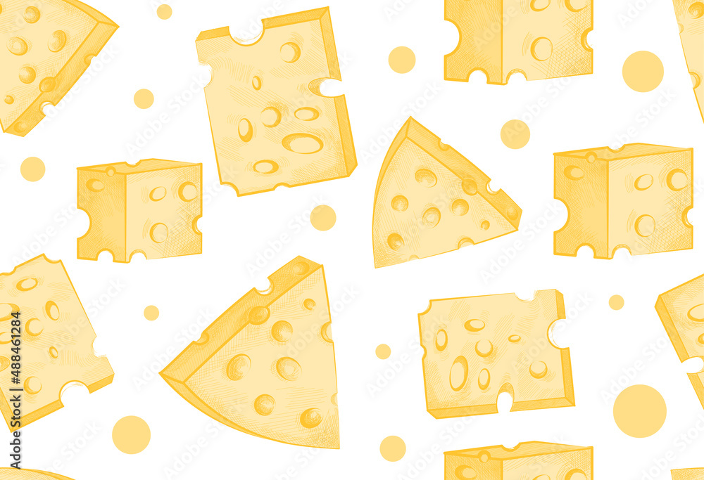 Cheese seamless pattern Cheese seamless pattern