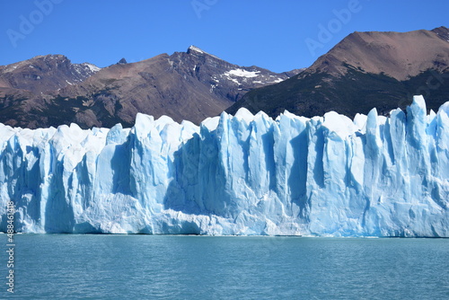 Glacier Perito Moreno Iceberg Lake Landscape Patagonia Mountain view Argentina South © gerard