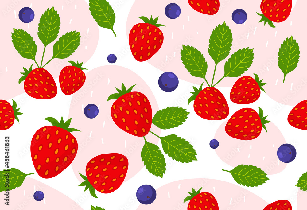 Strawberry seamless pattern Strawberry seamless pattern