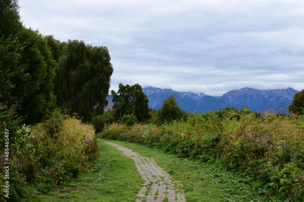 path in the mountains