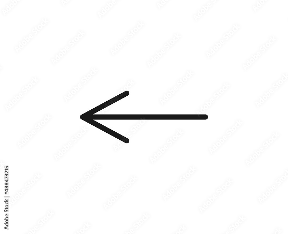 Black line icon on white background