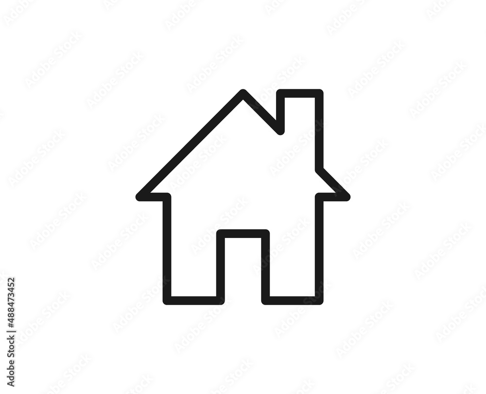 Constraction line icon on white background Constraction line icon on white background