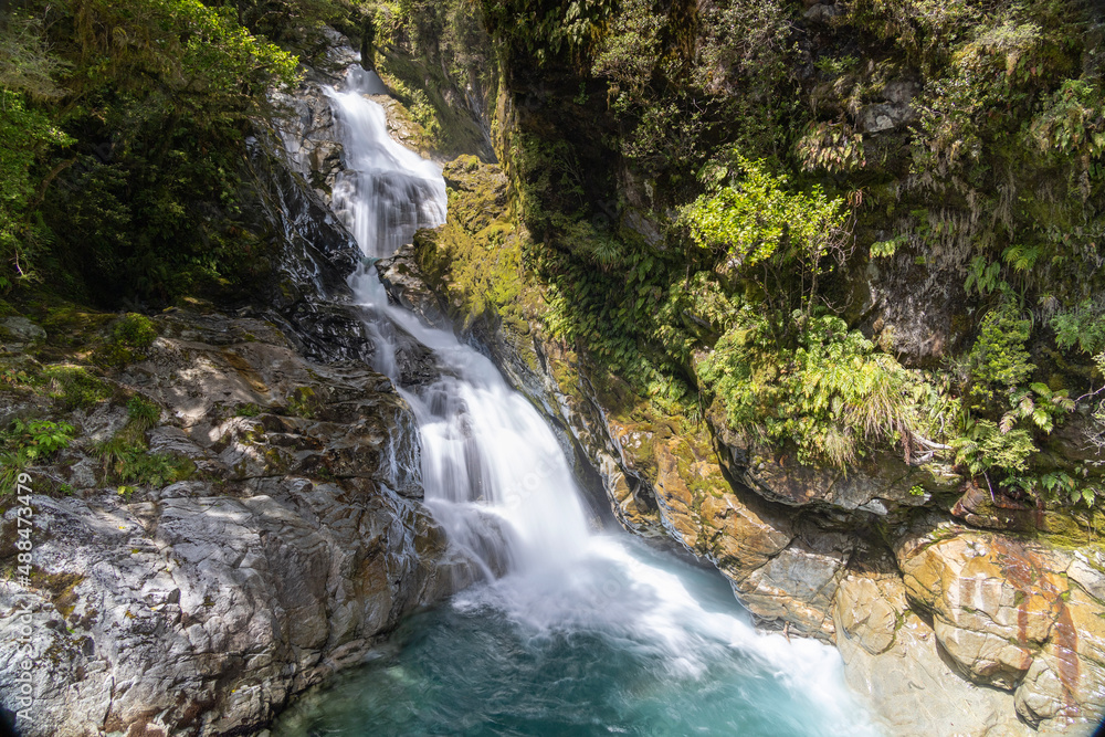 Fototapeta premium waterfall in the mountains