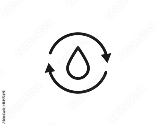 Beauty line icon on white background