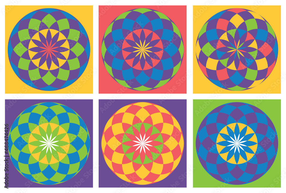 GEOMETRIC COLOR COMBINATION GEOMETRIC COLOR COMBINATION