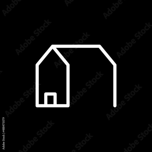 Abstract Line House Modern logo