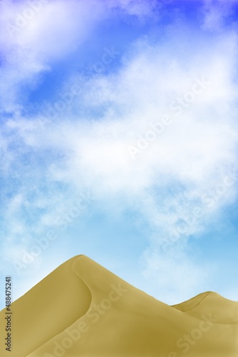 sand dunes in the desert © Bambang