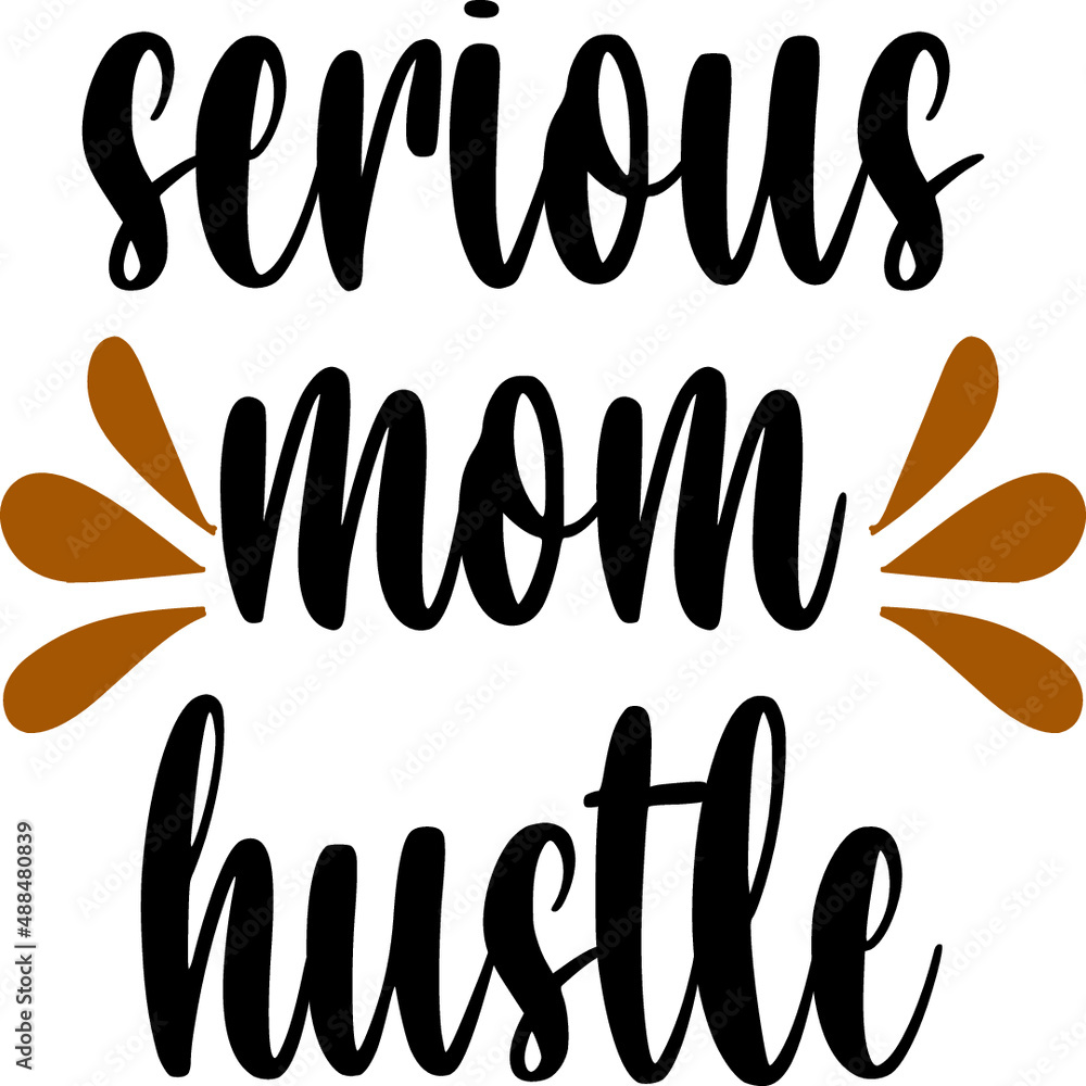 Fototapeta premium Serious mom hustle