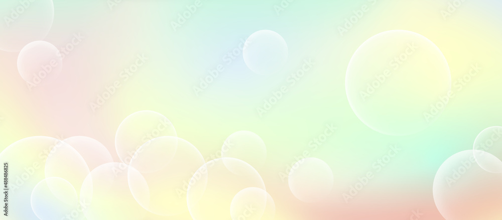 Bokeh abstract light pastel background with round highlights and bubbles. Bokeh abstract light pastel background with round highlights and bubbles.