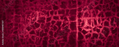 dark red grungy abstract texture cement concrete wall background © Menganga