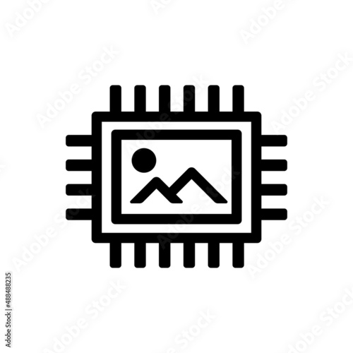 NFT ( Non-Fungible Token ) vector icon illustration