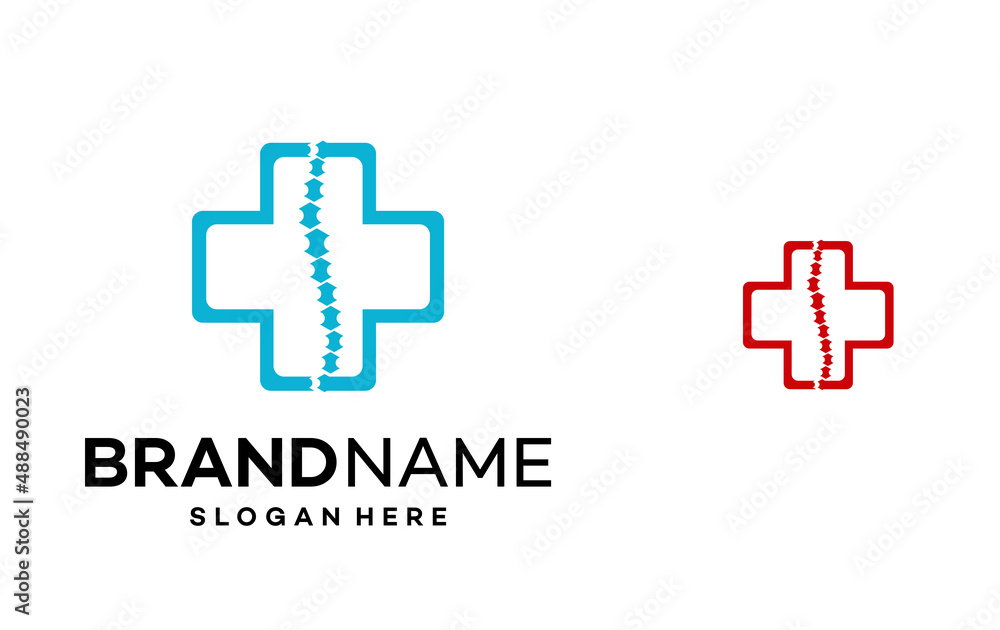 Bones Health Medical Logo Template Design Vector Bones Health Medical Logo Template Design Vector