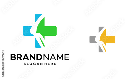 Free Download Bones Health Medical Logo Template Design Vector - GFXLoad