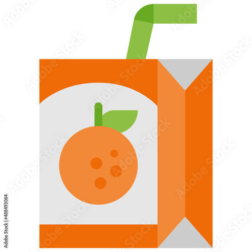 juice box flat icon