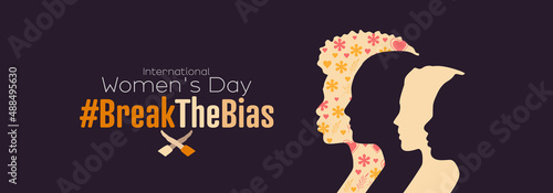 International Women's Day banner. #BreakTheBias