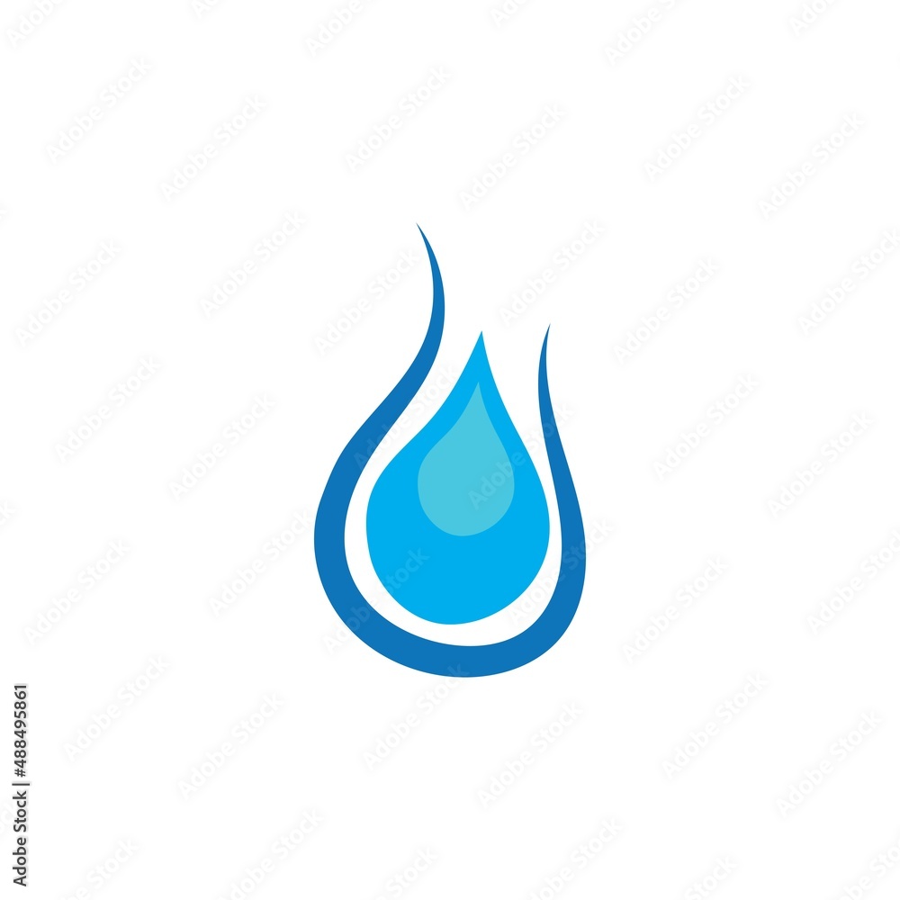 Water drop Logo Template vector icon and design Water drop Logo Template vector icon and design
