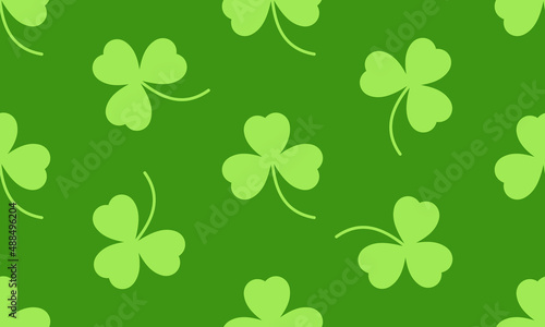Happy Saint Patrick's day green background