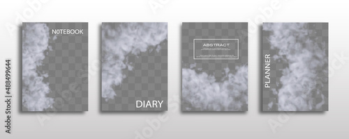 Minimal vector abstract cover notebook design. Planner and diary cover for print. Abstract design for copybook brochures and school books. Notebook paper. Brochure, book, magazine template