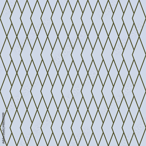 metal grid background with diamond shape simple seamless pattern