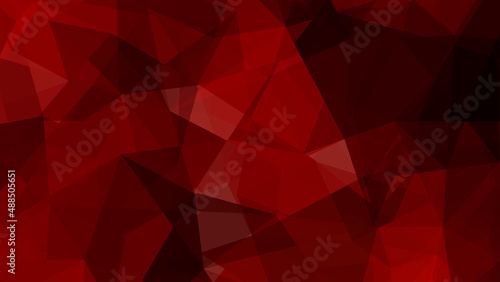 Abstract red geometric background. Vector illustration
