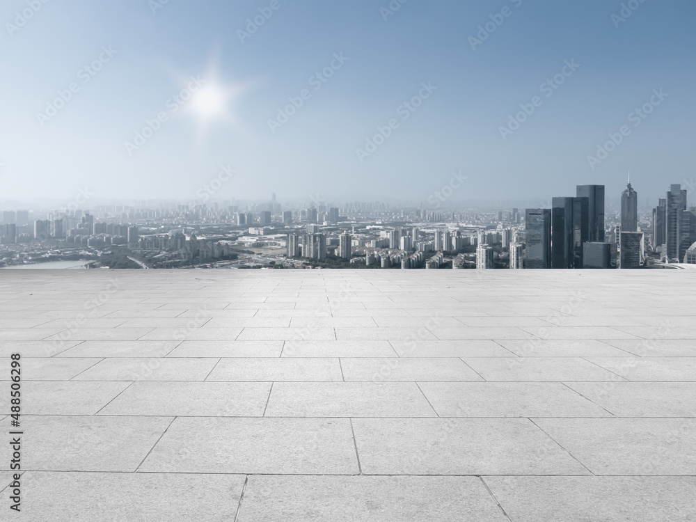 Road Surfaces and Financial District Buildings