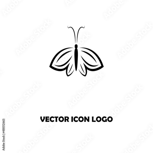 abstract butterfly logo. butterfly icon 