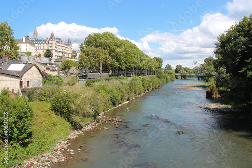 river gave in pau (france)