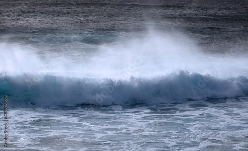 Stormy weather along the coast of Lanzarote