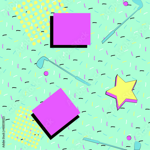 90s Golf Pattern